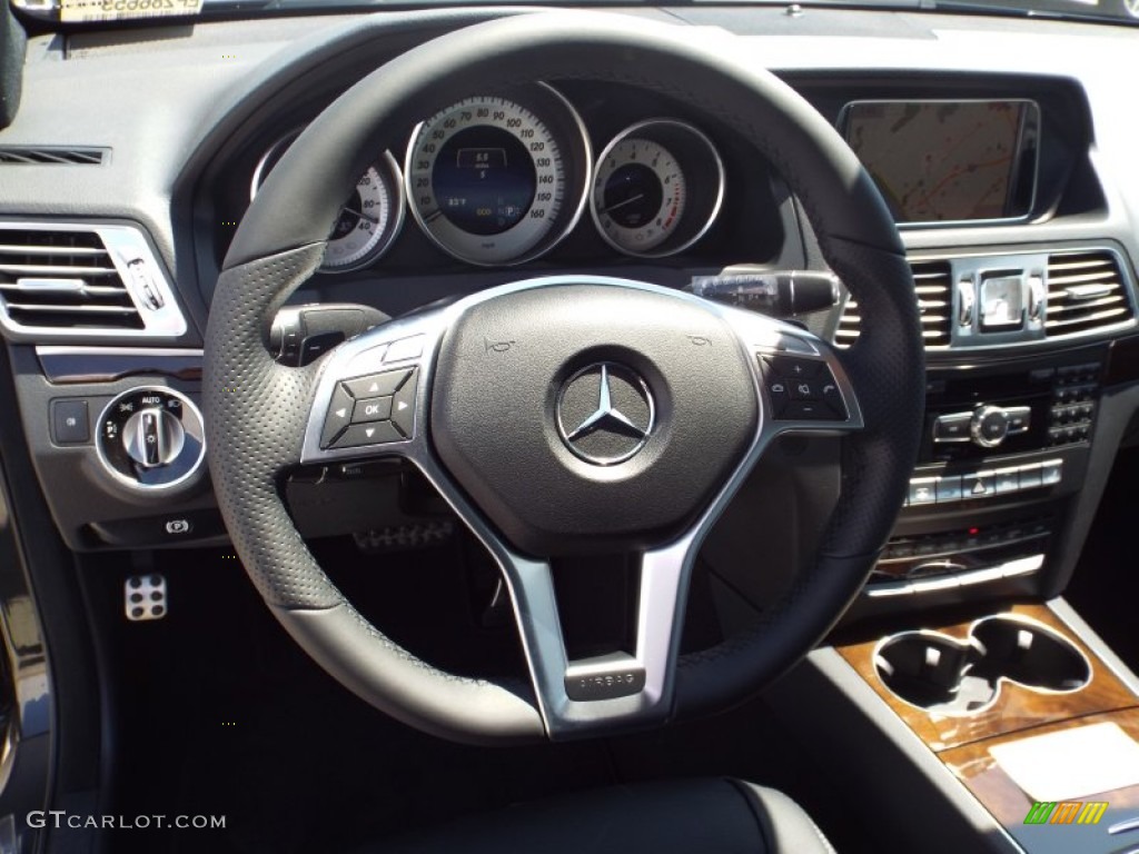 2014 E 350 Coupe - Black / Black photo #9