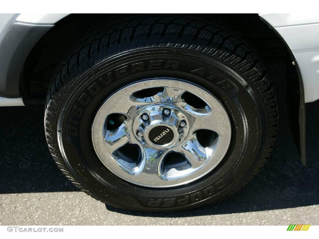 2002 Rodeo LS 4WD - Alpine White / Gray photo #7