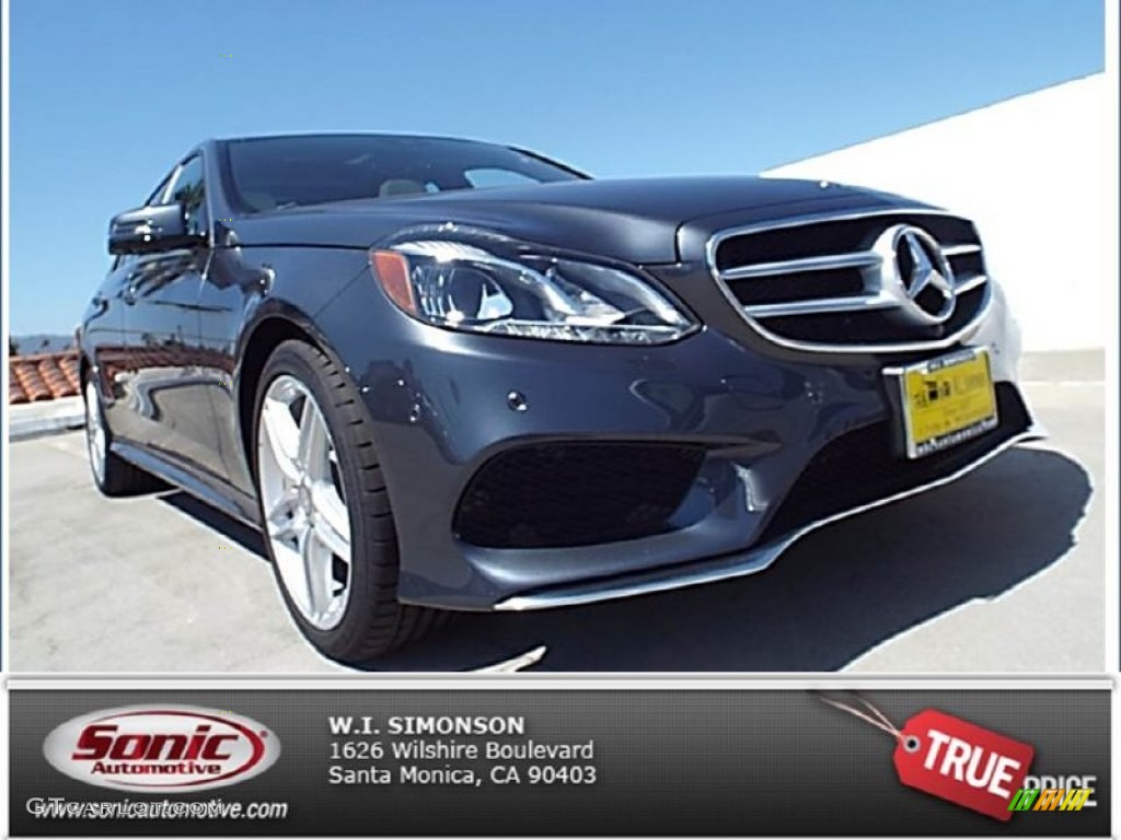 2014 E 350 Sport Sedan - Steel Gray Metallic / Grey/Black photo #1
