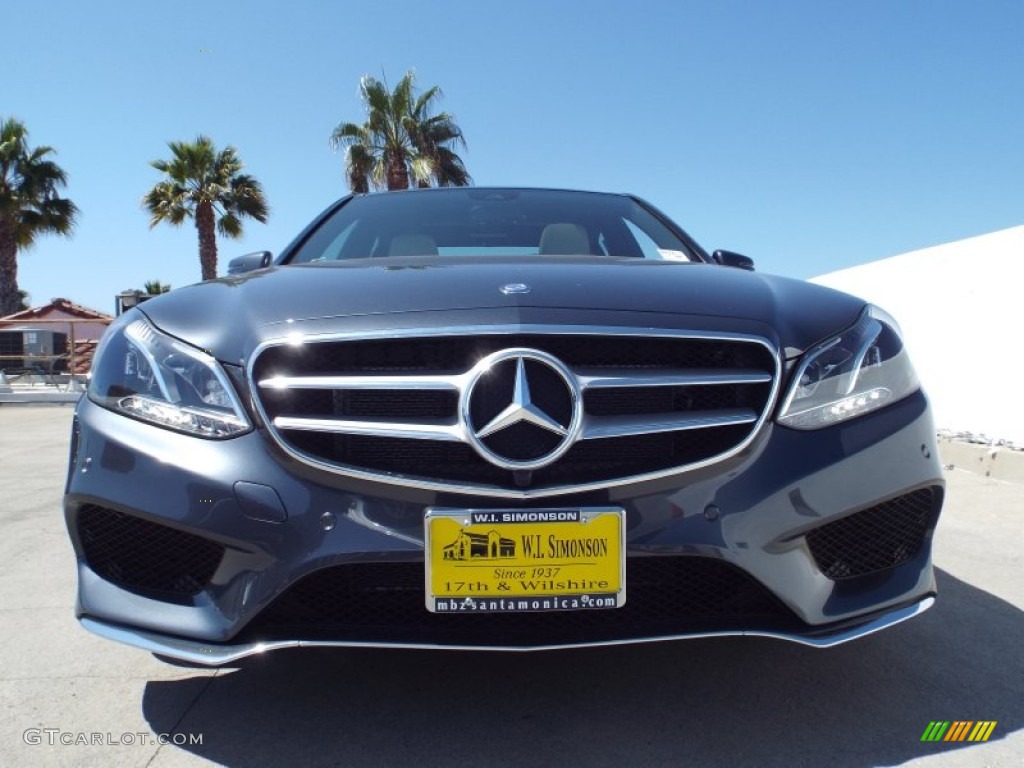 2014 E 350 Sport Sedan - Steel Gray Metallic / Grey/Black photo #2