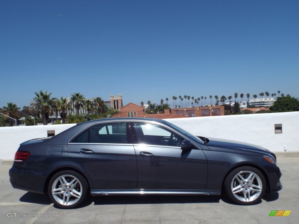 2014 E 350 Sport Sedan - Steel Gray Metallic / Grey/Black photo #3
