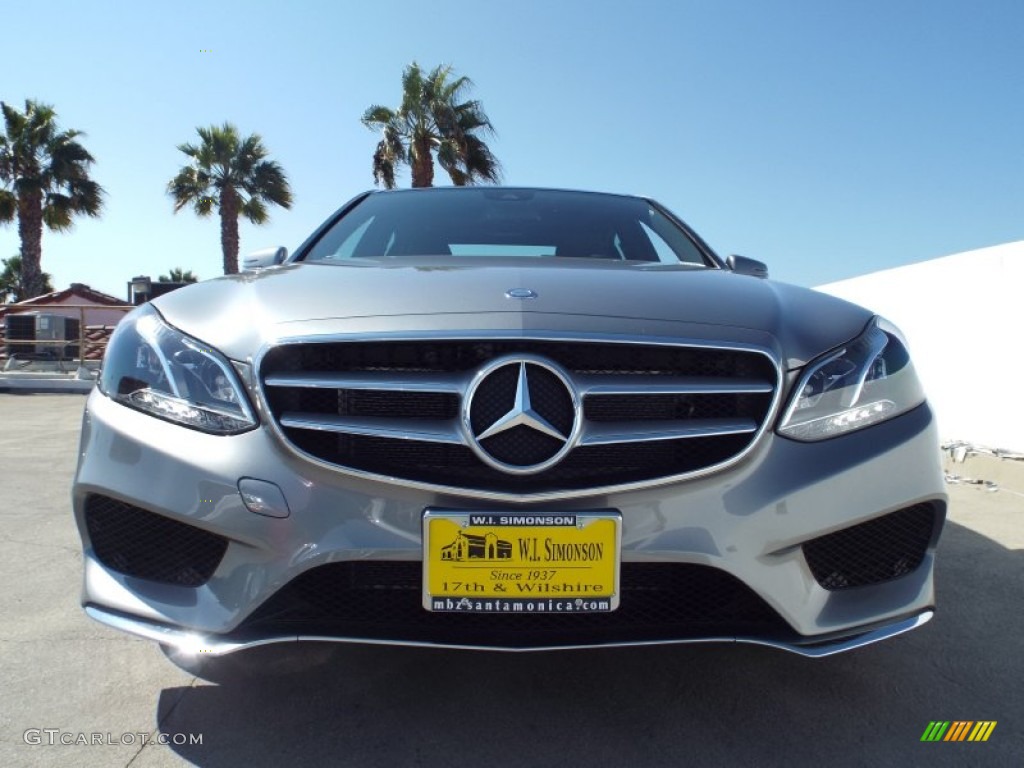 2014 E 350 Sport Sedan - Paladium Silver Metallic / Black photo #2