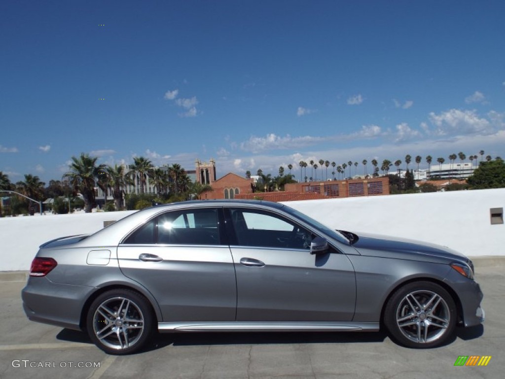 2014 E 350 Sport Sedan - Paladium Silver Metallic / Black photo #3