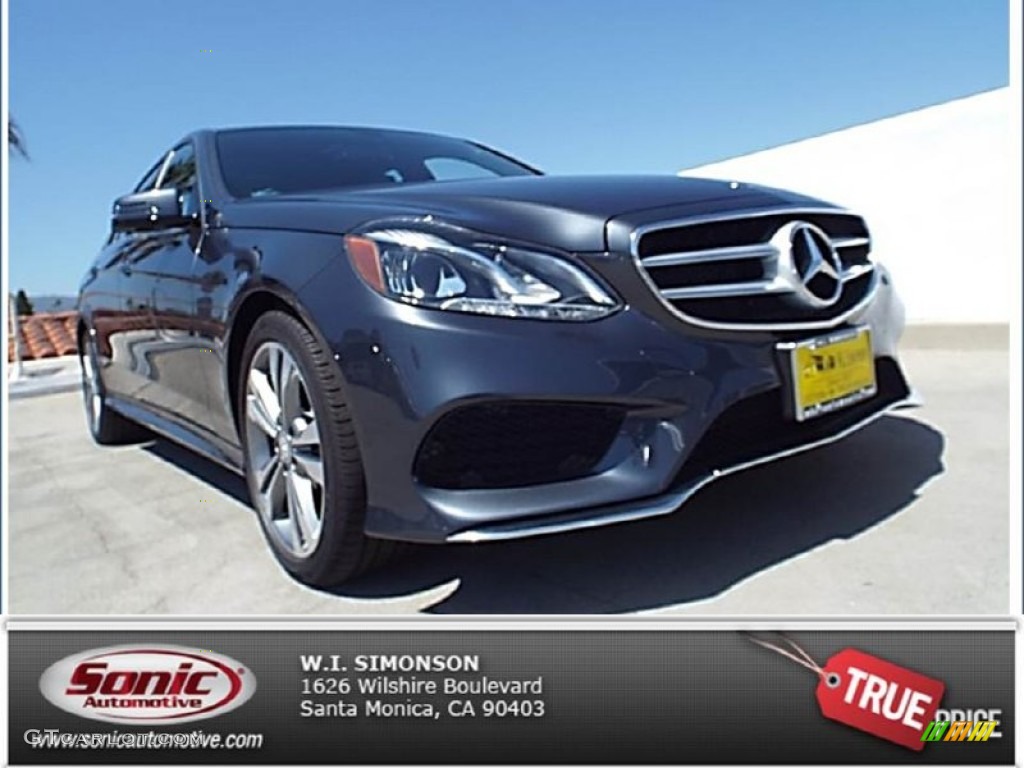 2014 E 350 Sport Sedan - Steel Gray Metallic / Black photo #1