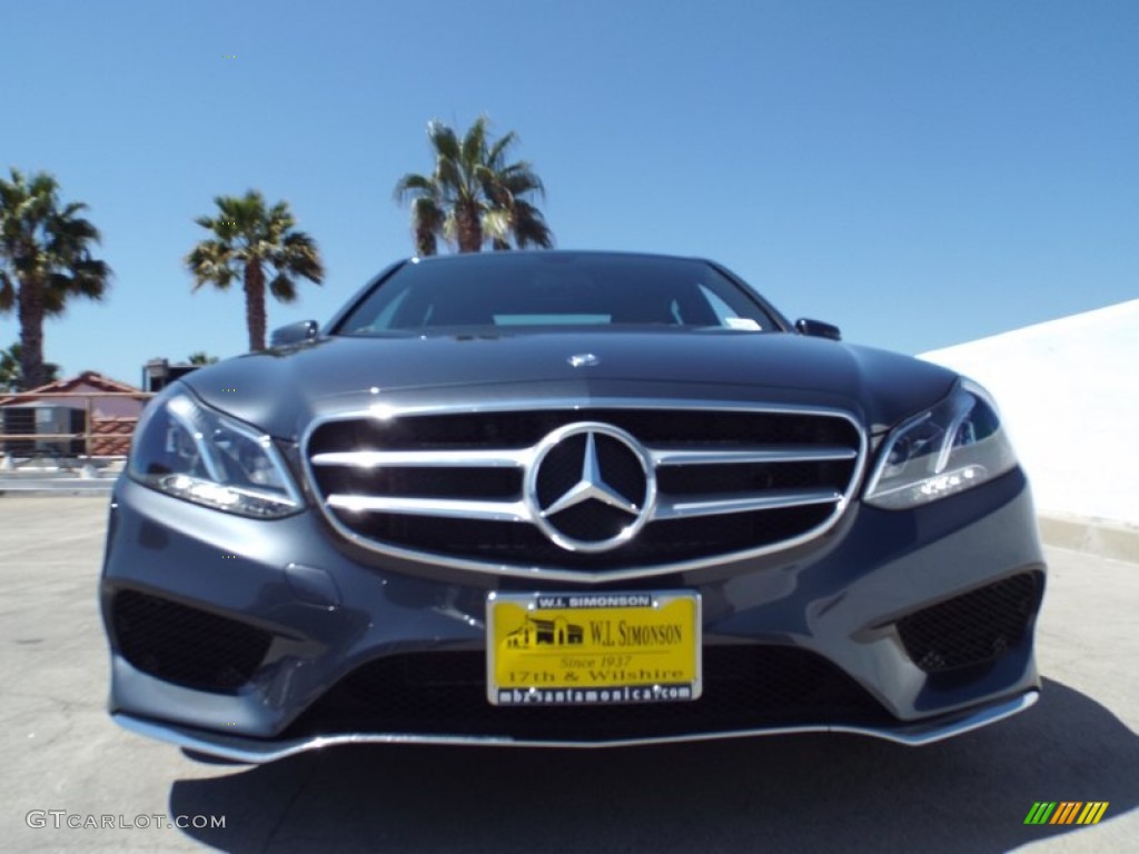 2014 E 350 Sport Sedan - Steel Gray Metallic / Black photo #2