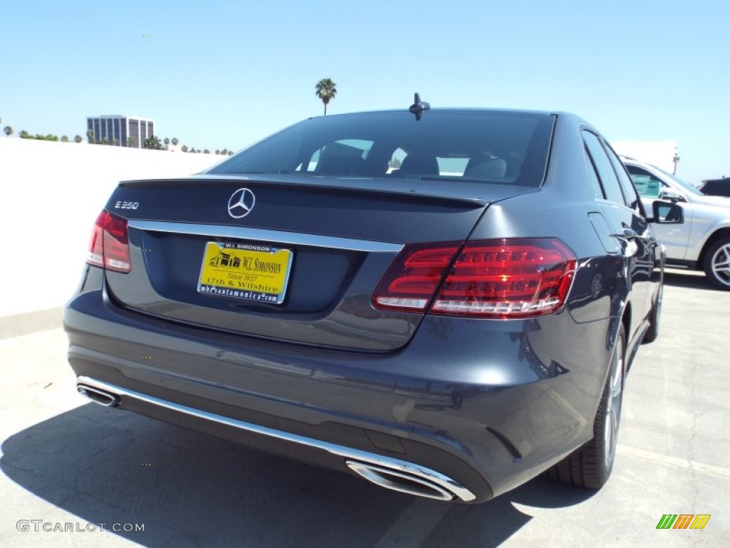 2014 E 350 Sport Sedan - Steel Gray Metallic / Black photo #4