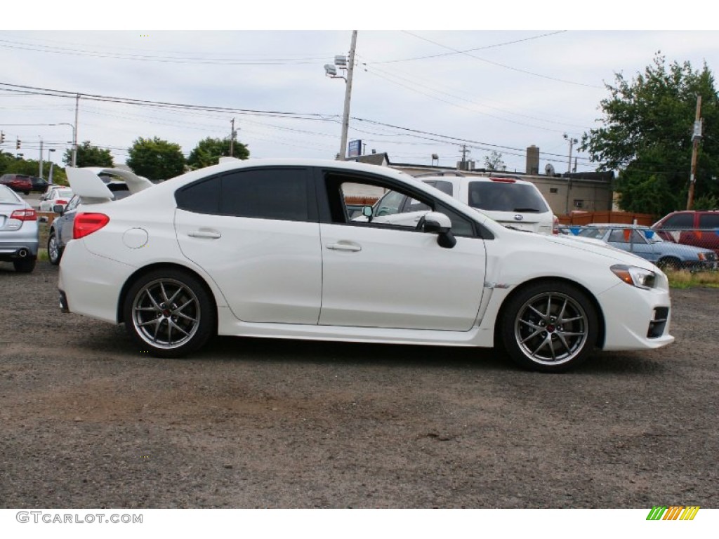 Crystal White Pearl 2015 Subaru WRX STI Limited Exterior Photo #96696354