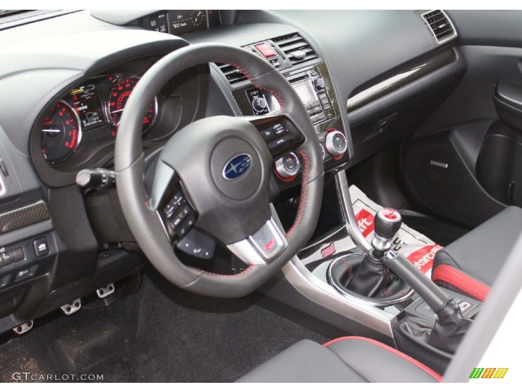 2015 Subaru WRX STI Limited Carbon Black Dashboard Photo #96696376