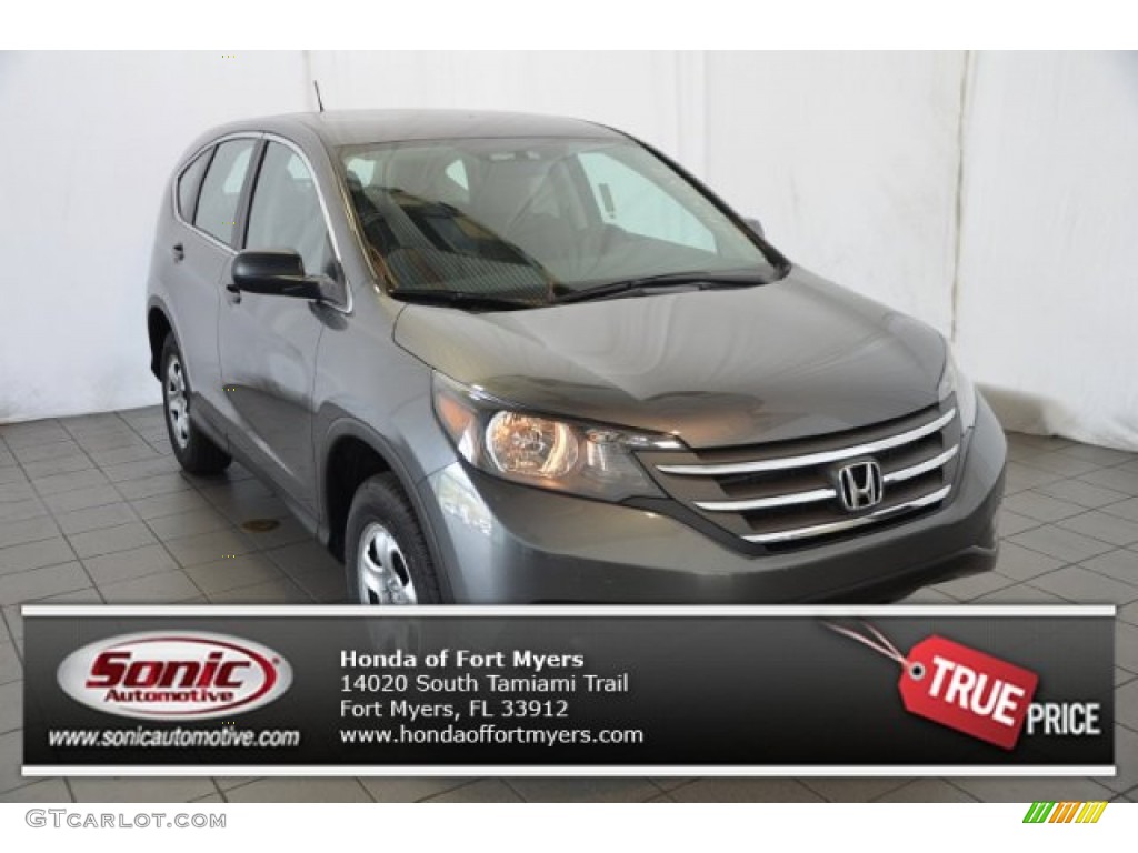 2014 CR-V LX - Polished Metal Metallic / Gray photo #1