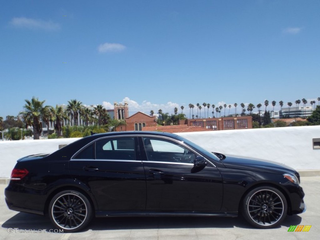 2014 E 350 Sport Sedan - Black / Black photo #3