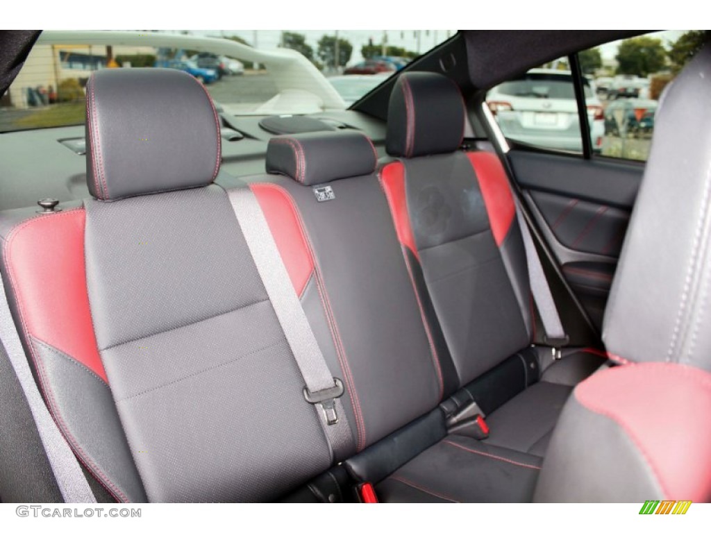 Carbon Black Interior 2015 Subaru WRX STI Limited Photo #96696586