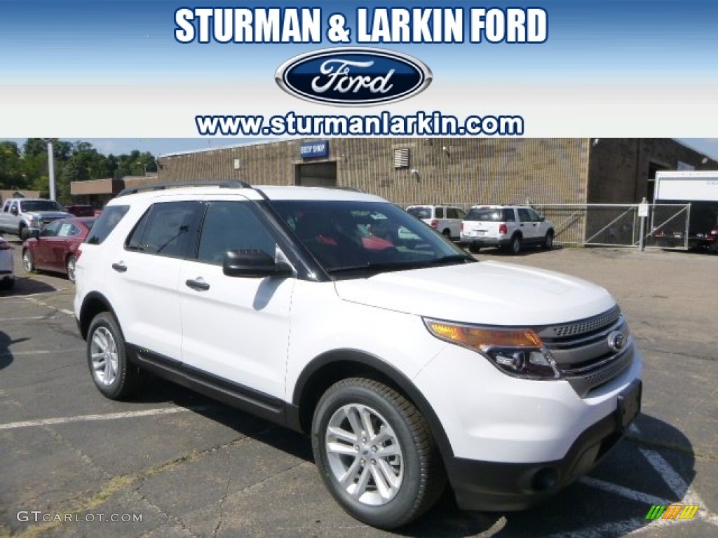 Oxford White Ford Explorer