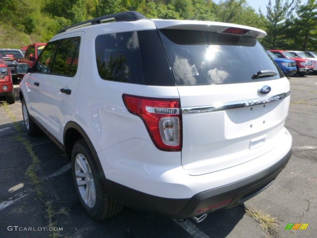 2015 Explorer 4WD - Oxford White / Medium Light Stone photo #4