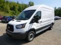 Oxford White 2015 Ford Transit Van 250 HR Long Exterior