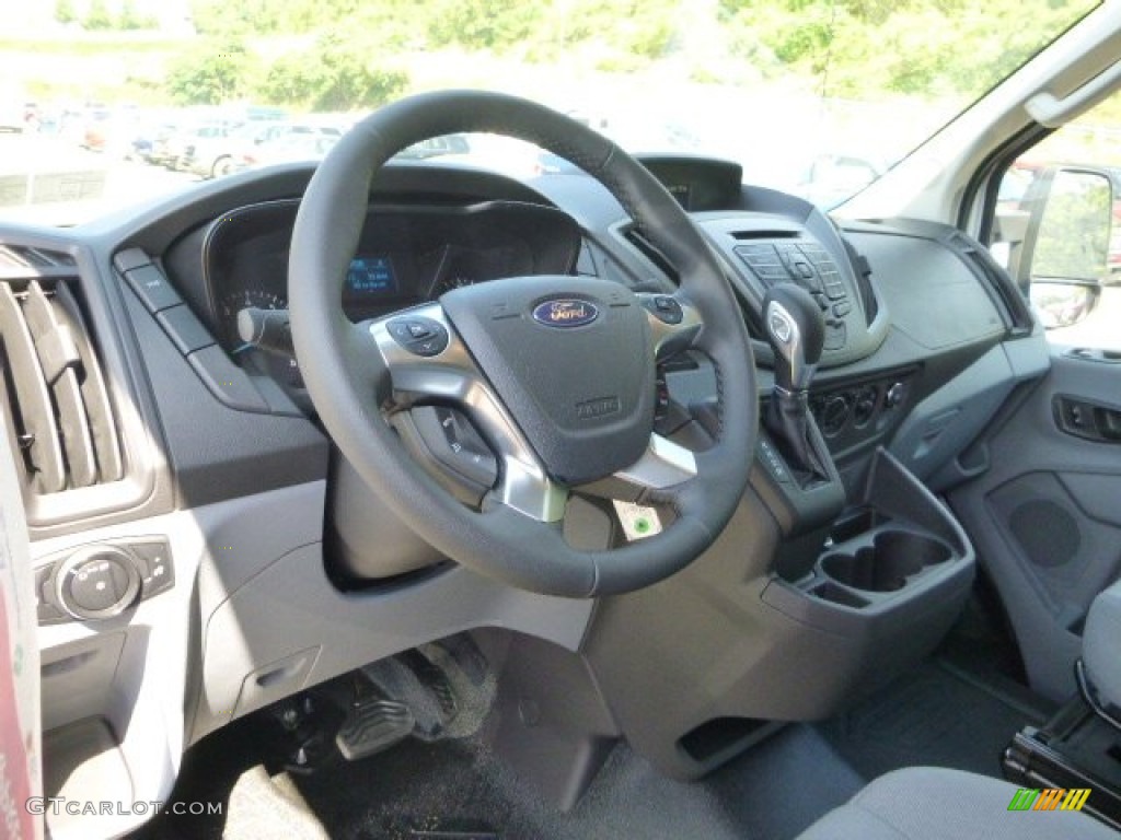 2015 Ford Transit Van 250 HR Long Pewter Dashboard Photo #96698485
