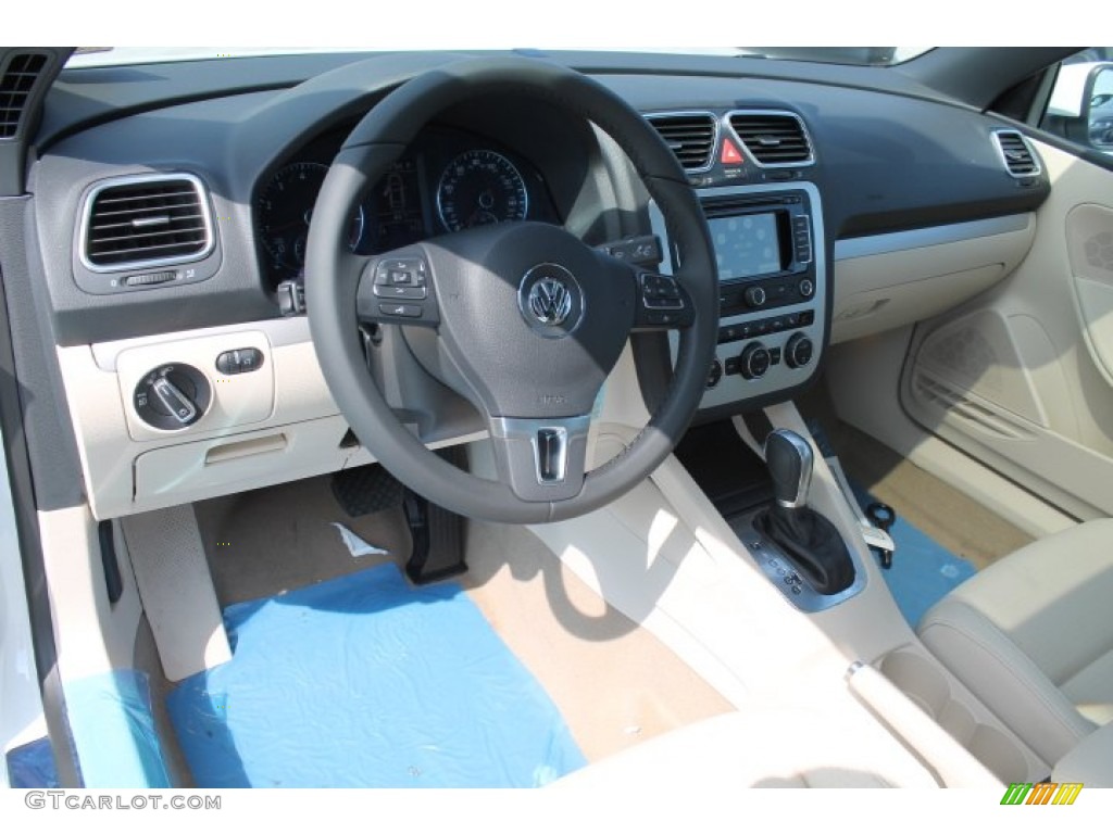 2015 Volkswagen Eos Komfort Cornsilk Beige Dashboard Photo #96699610