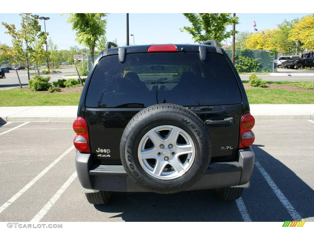 2002 Liberty Sport 4x4 - Black / Taupe photo #5