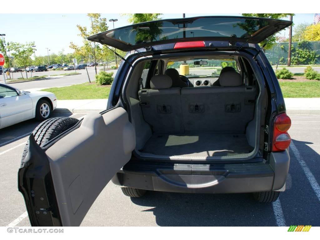 2002 Liberty Sport 4x4 - Black / Taupe photo #8