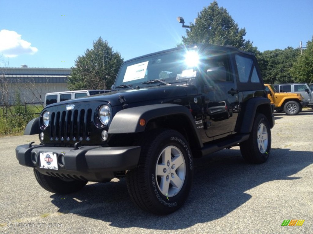 2015 Wrangler Sport S 4x4 - Black / Black photo #1