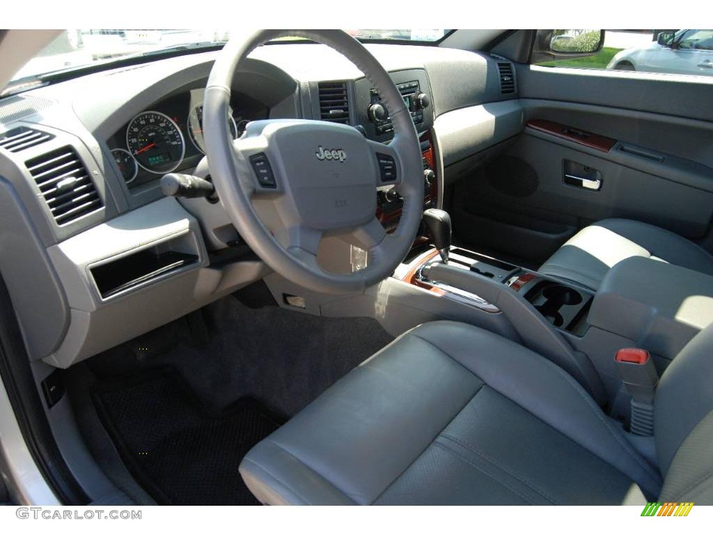 2005 Grand Cherokee Limited - Bright Silver Metallic / Medium Slate Gray photo #14