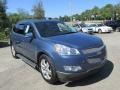 2012 Twilight Blue Metallic Chevrolet Traverse LTZ AWD  photo #13