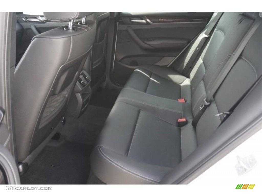 Black Interior 2015 BMW X4 xDrive28i Photo #96706378