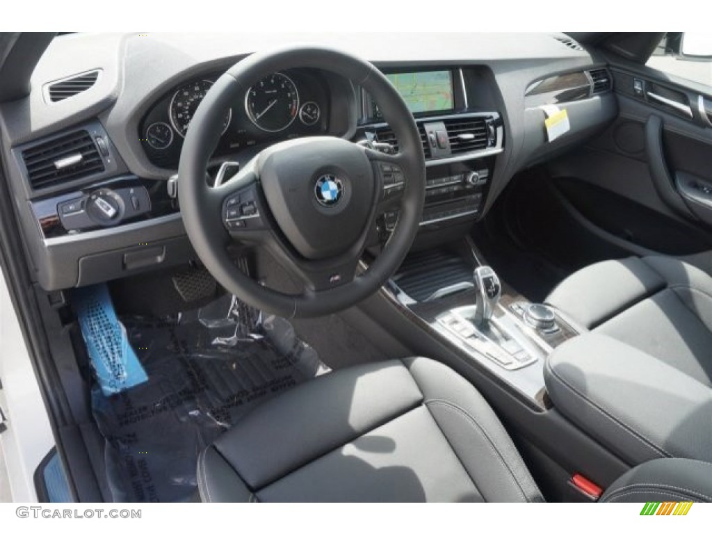 Black Interior 2015 BMW X4 xDrive28i Photo #96706393