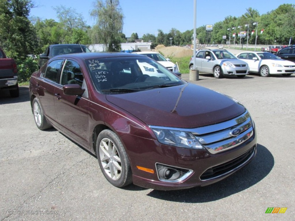 2011 Fusion SEL - Bordeaux Reserve Metallic / Charcoal Black photo #10