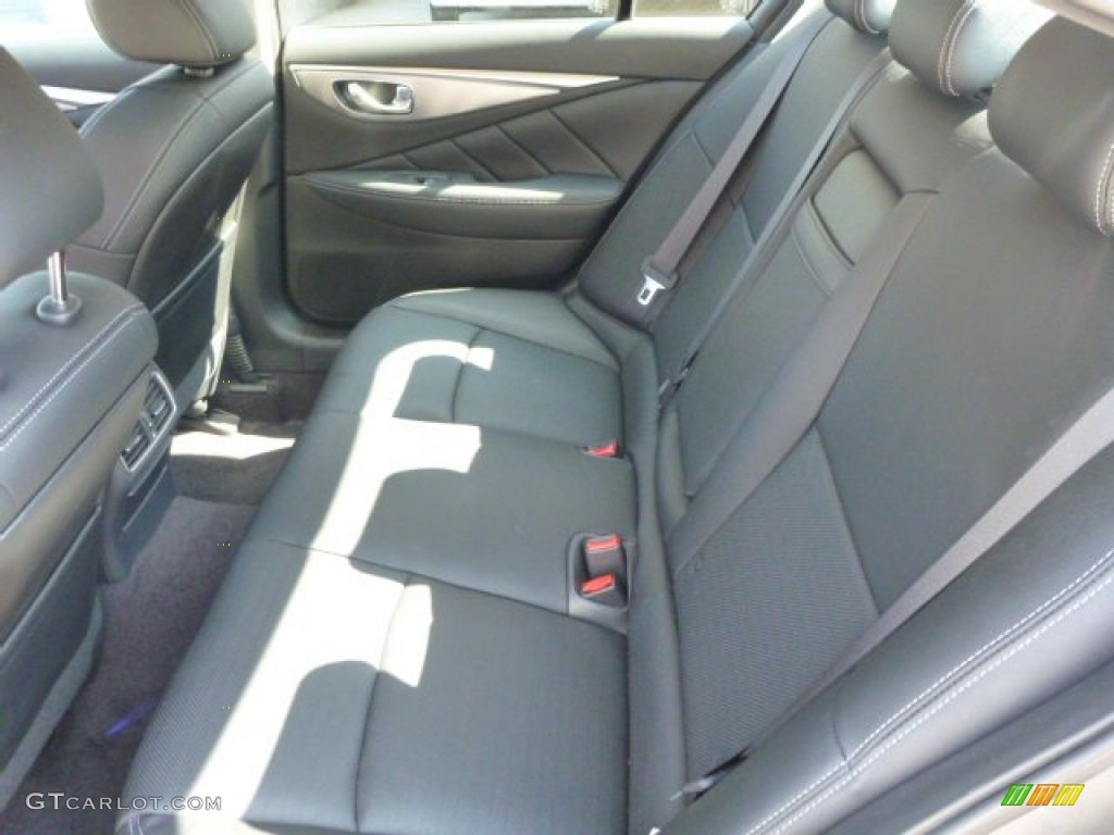 2014 Infiniti Q 50S 3.7 AWD Rear Seat Photo #96708937