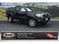 2015 Black Toyota Tacoma V6 Double Cab 4x4  photo #1