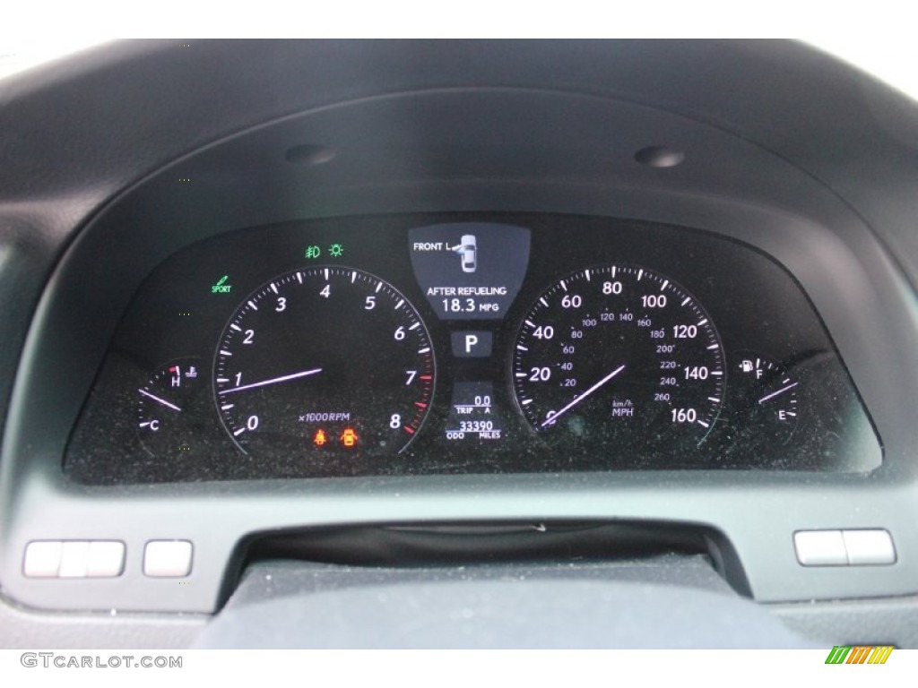 2012 Lexus LS 460 L Gauges Photo #96709573