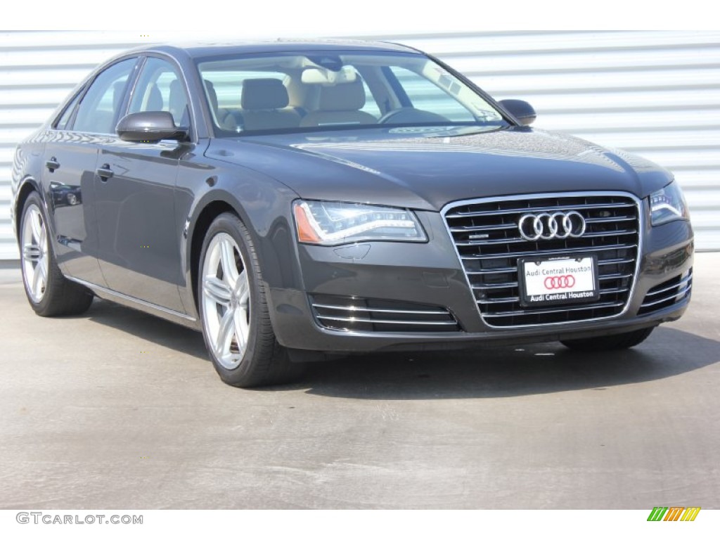 2013 A8 3.0T quattro - Oolong Grey Metallic / Velvet Beige photo #1