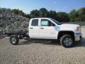 Summit White 2015 GMC Sierra 2500HD Double Cab Chassis Exterior