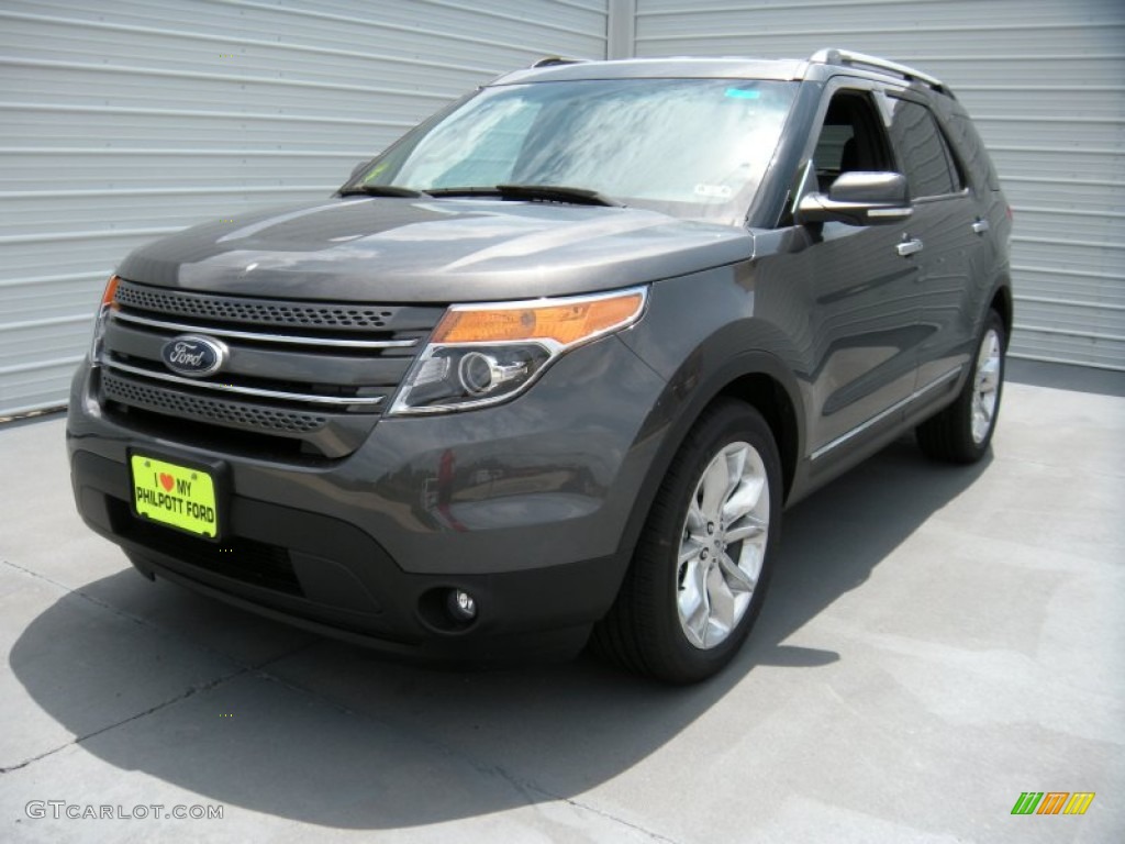 2015 Explorer Limited - Magnetic / Charcoal Black photo #7