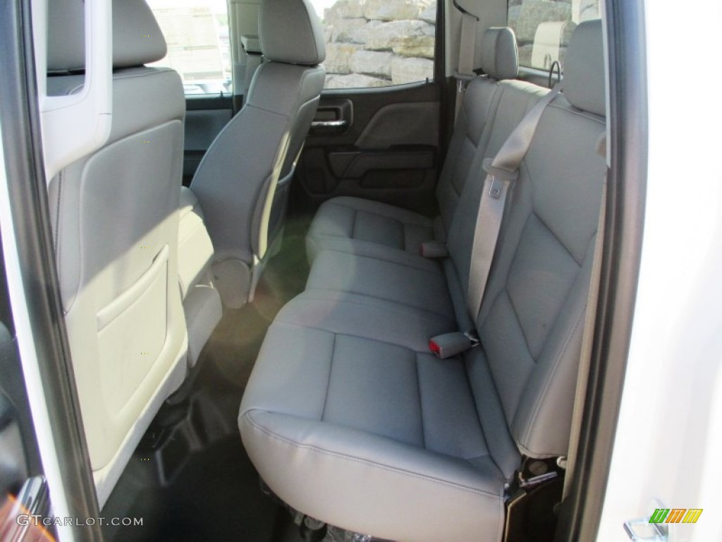 Jet Black/Dark Ash Interior 2015 GMC Sierra 2500HD Double Cab 4x4 Chassis Photo #96713569