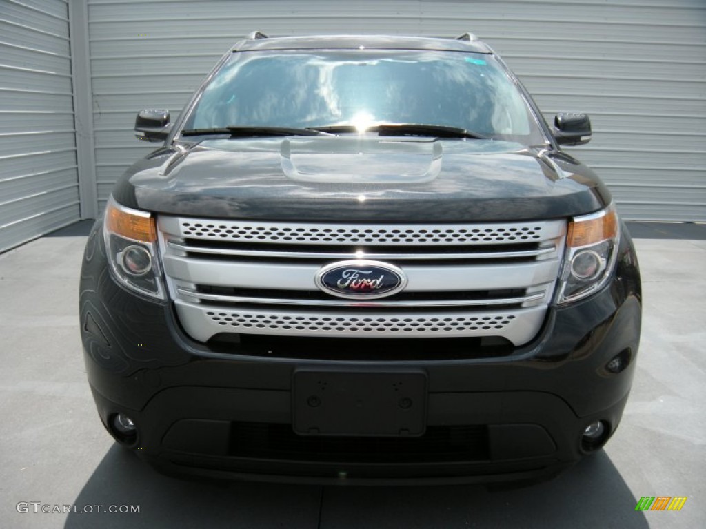 2015 Explorer XLT - Tuxedo Black / Charcoal Black photo #8