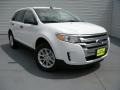 2014 Oxford White Ford Edge SE  photo #2