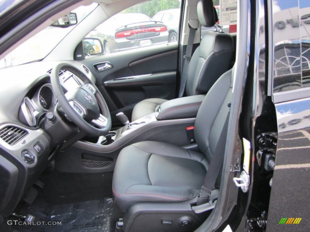R/T Black/Red Interior 2015 Dodge Journey R/T Photo #96716815