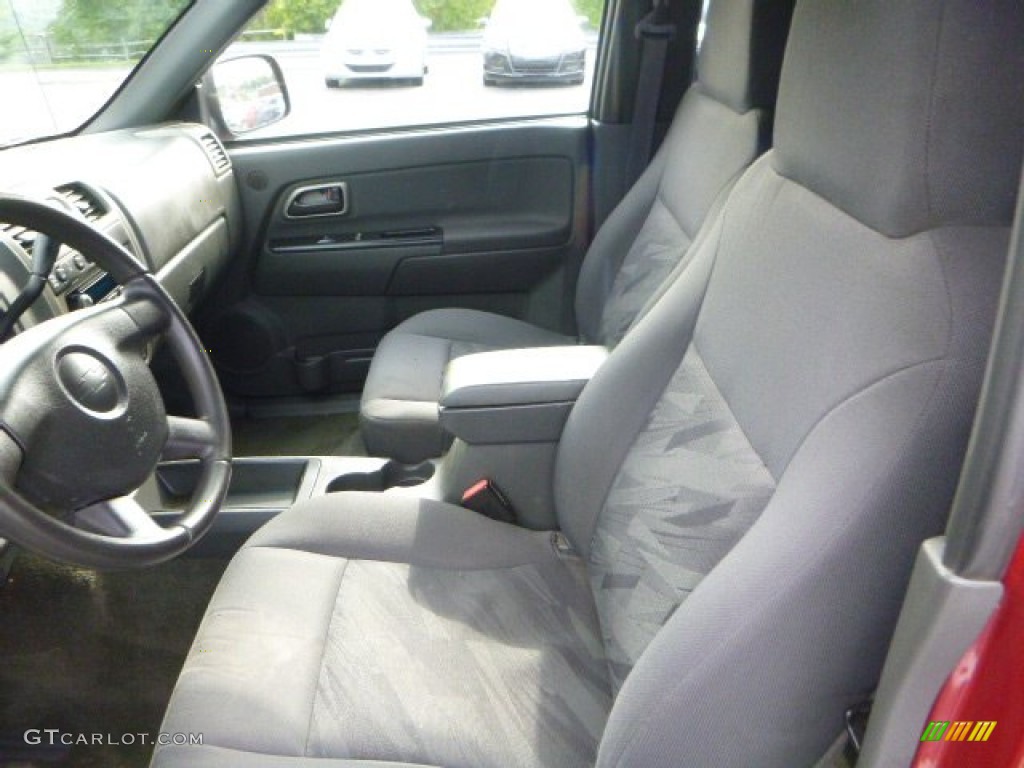 2004 Colorado LS Crew Cab 4x4 - Dark Cherry Red Metallic / Very Dark Pewter photo #8