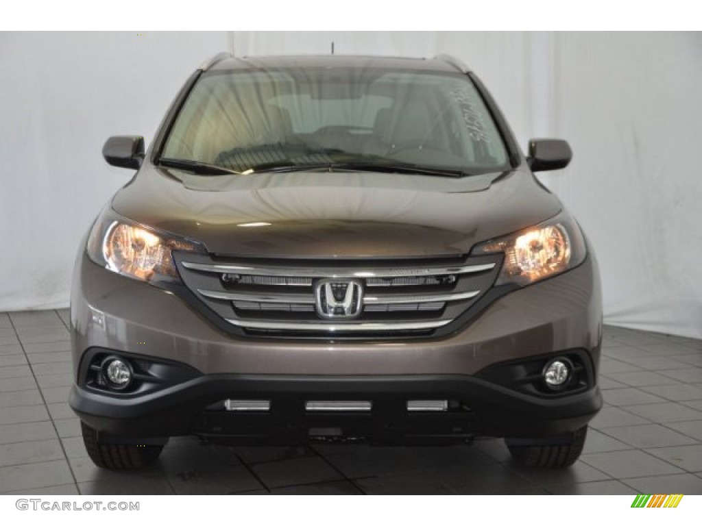 2014 CR-V EX-L - Urban Titanium Metallic / Beige photo #2