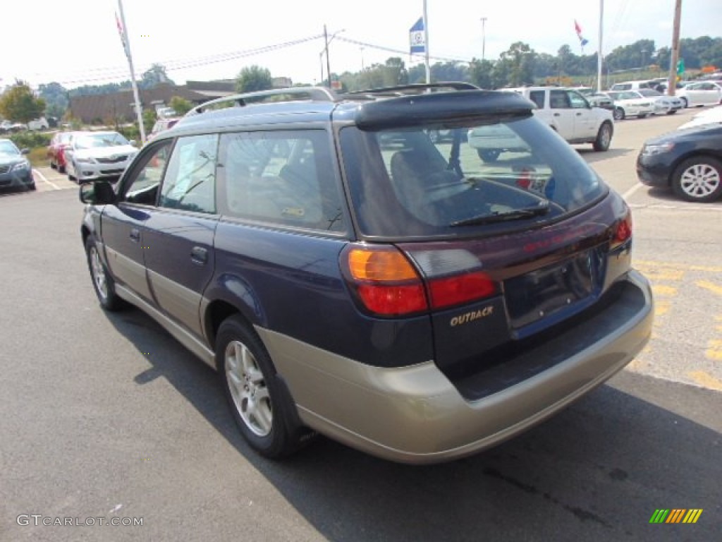 2003 Outback Wagon - Mystic Blue Pearl / Gray photo #7