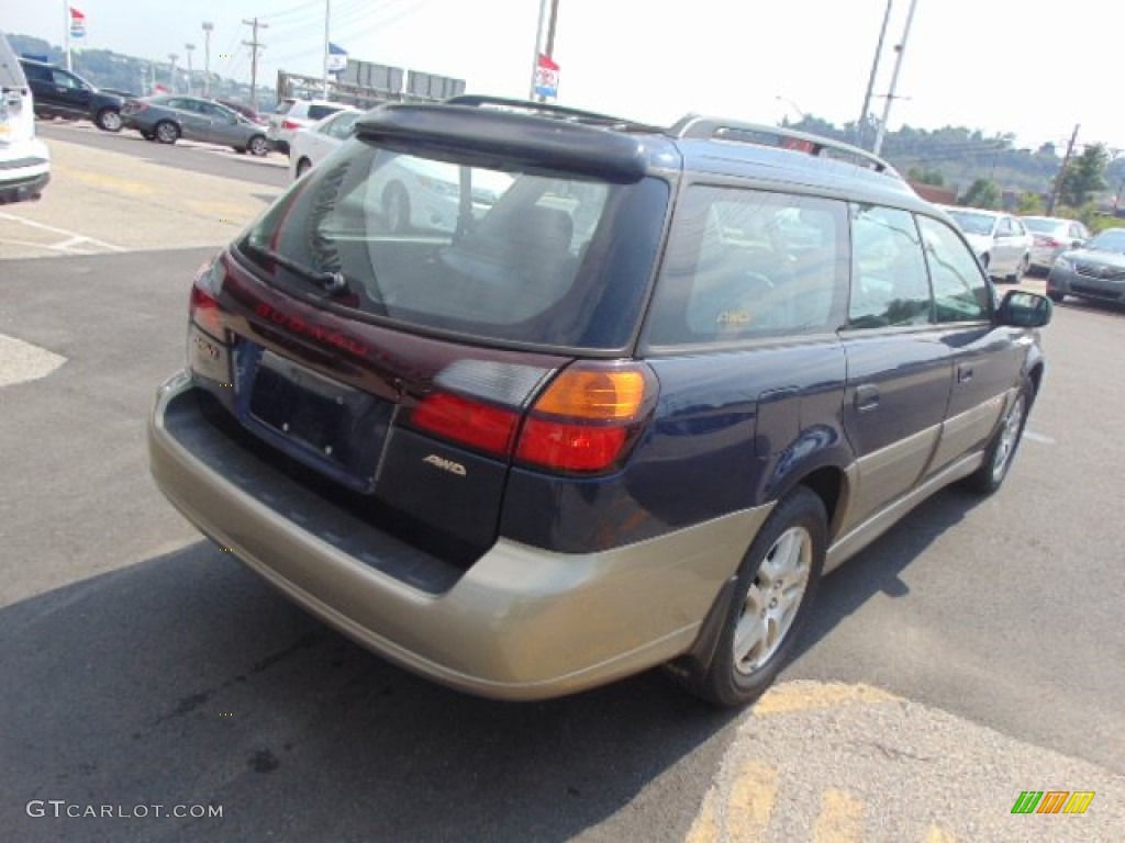2003 Outback Wagon - Mystic Blue Pearl / Gray photo #9