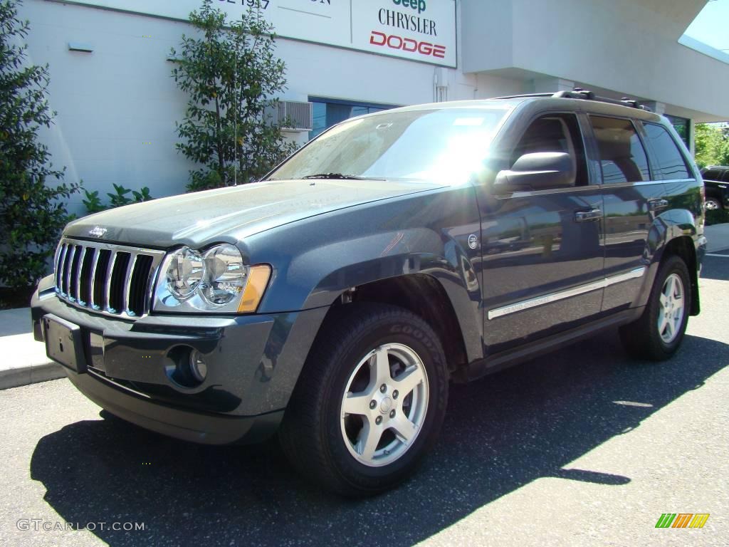 2007 Grand Cherokee Limited 4x4 - Steel Blue Metallic / Medium Slate Gray photo #2