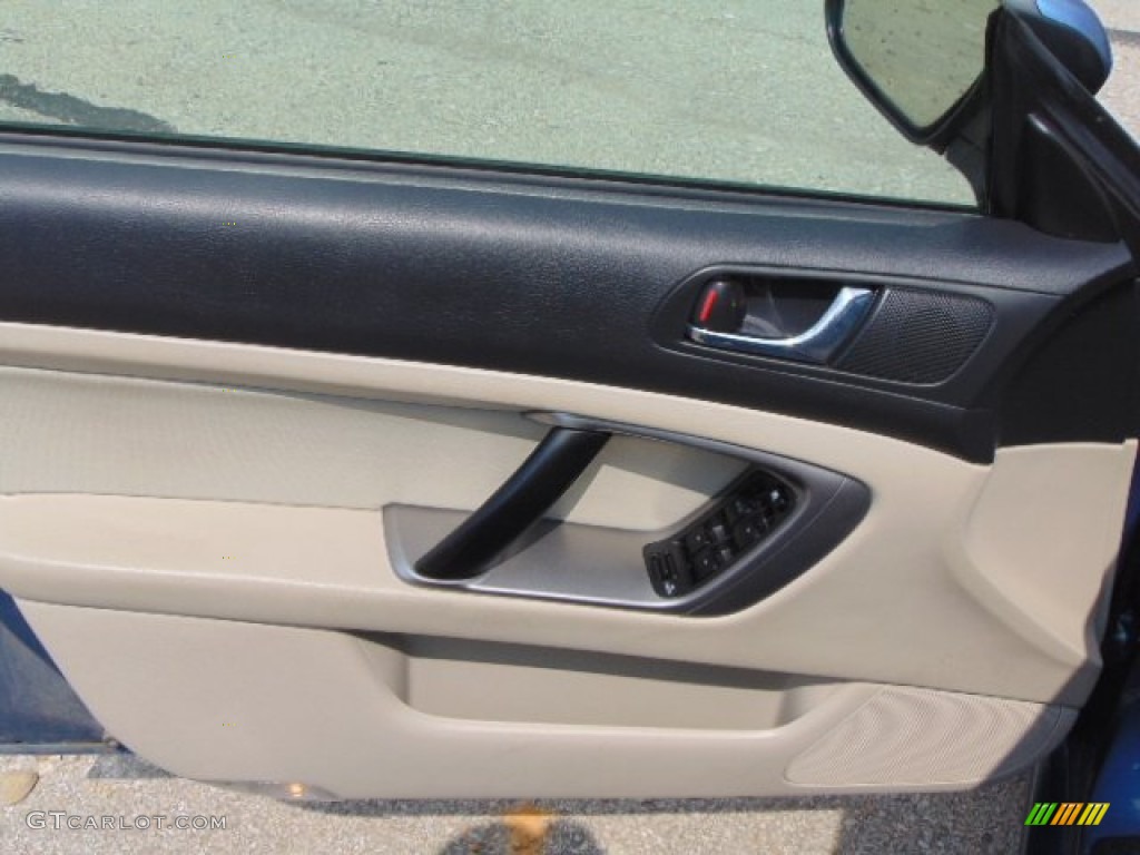 2008 Legacy 2.5i Sedan - Newport Blue Pearl / Warm Ivory photo #10