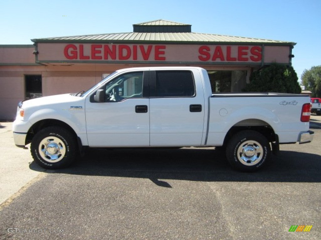 2006 F150 XLT SuperCrew 4x4 - Oxford White / Medium/Dark Flint photo #18