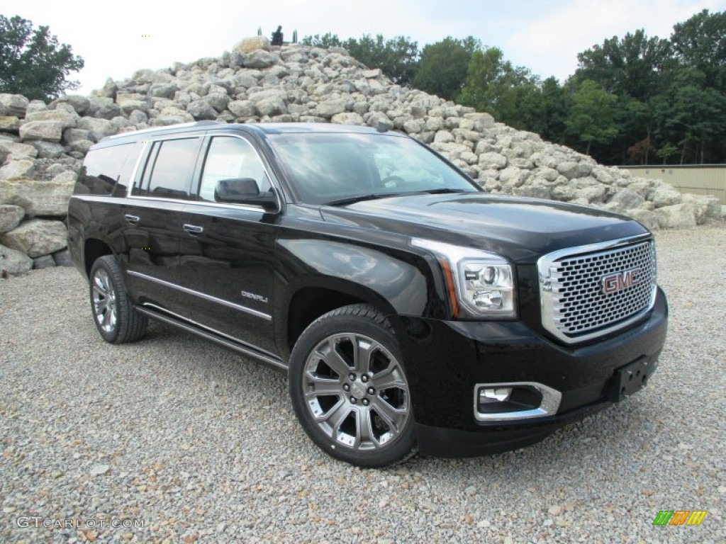 Onyx Black 2015 GMC Yukon XL Denali 4WD Exterior Photo #96722479