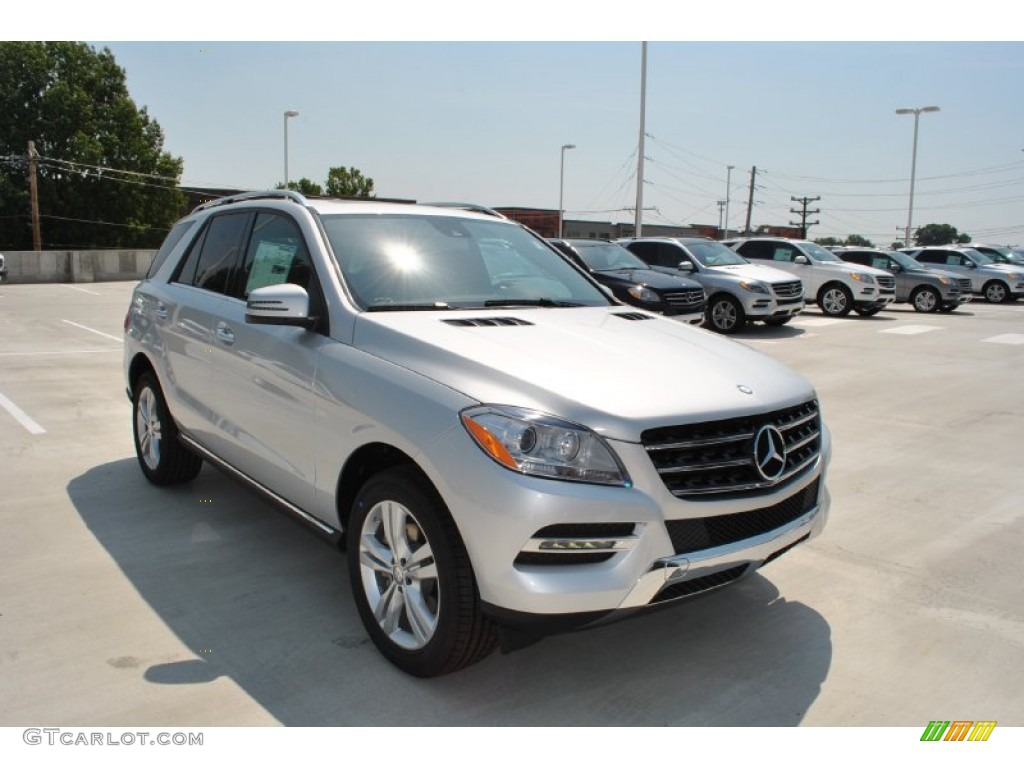 Iridium Silver Metallic 2015 Mercedes-Benz ML 350 4Matic Exterior Photo #96725686