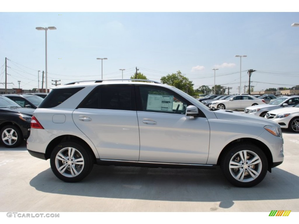 Iridium Silver Metallic 2015 Mercedes-Benz ML 350 4Matic Exterior Photo #96725710