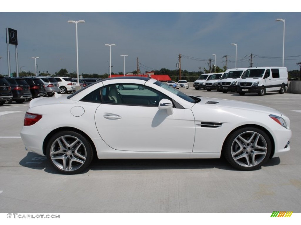 Polar White 2015 Mercedes-Benz SLK 250 Roadster Exterior Photo #96726196