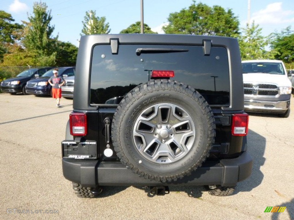 Black 2015 Jeep Wrangler Unlimited Rubicon 4x4 Exterior Photo #96726438